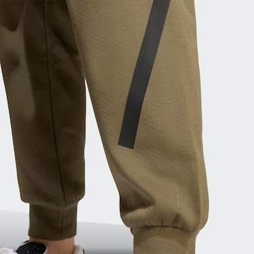 ADIDAS SPORTSWEAR Tapered Sportbroek 'Z.N.E.' in Bruin