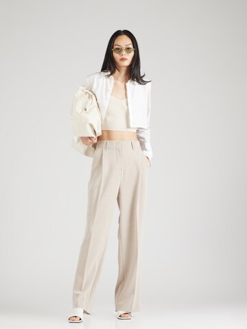 MSCH COPENHAGEN Loosefit Hose 'Divan Michelle' in Beige
