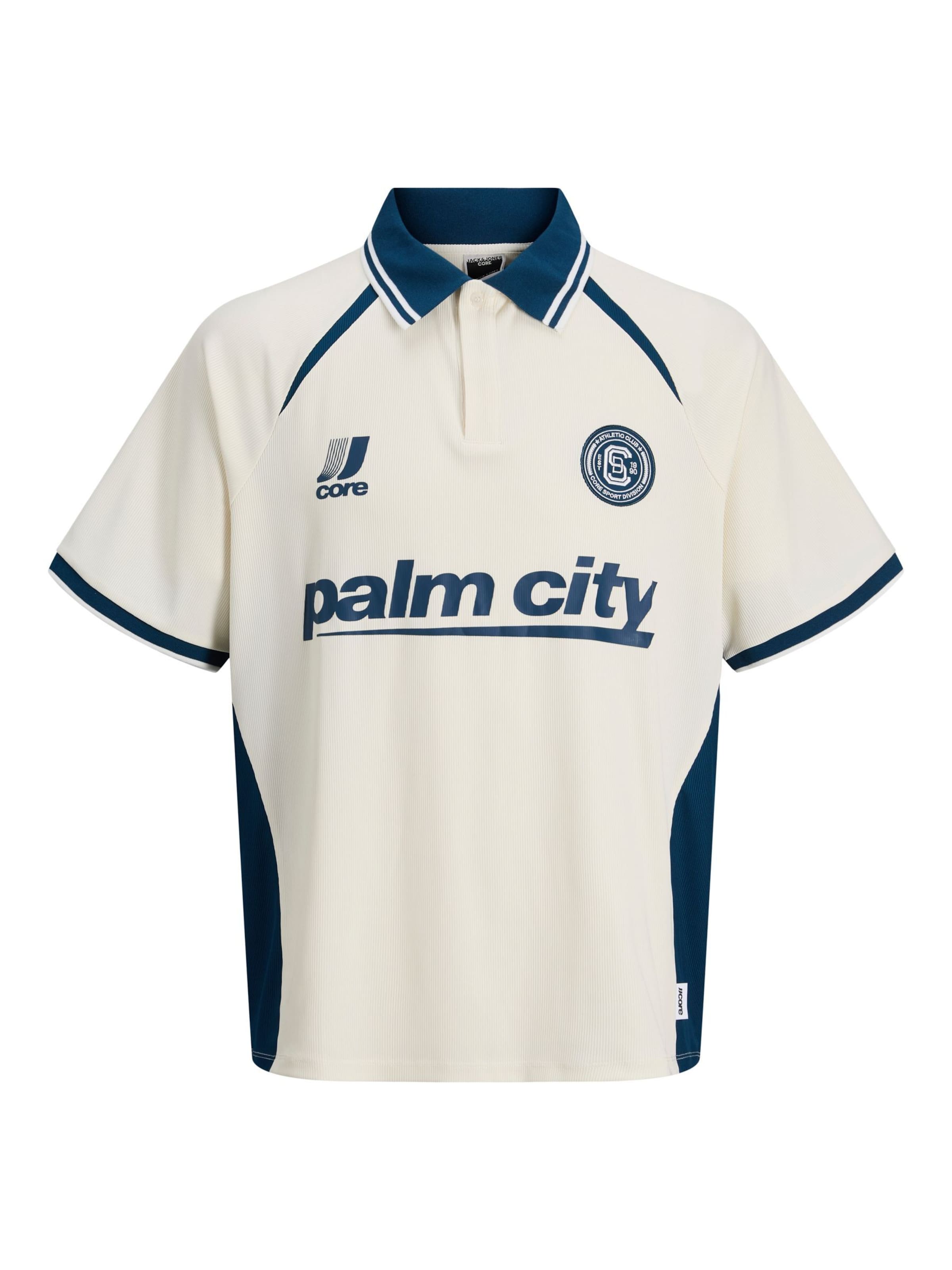 JACK & JONES Camiseta en navy / offwhite, Vista del producto