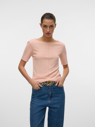 VERO MODA Shirt 'VMMaggie' in Beige: voorkant