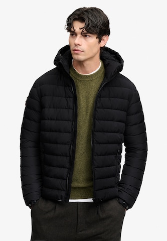 Superdry & Co Prechodná bunda 'Fuji' - Čierna: predná strana