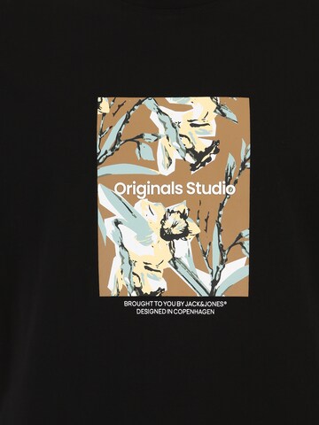 Jack & Jones Plus Tričko 'JORSEQUOIA' – černá