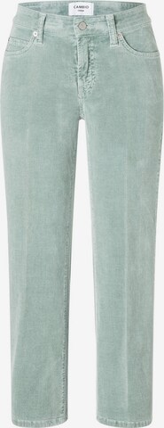 Cambio Regular Jeans in Groen: voorkant