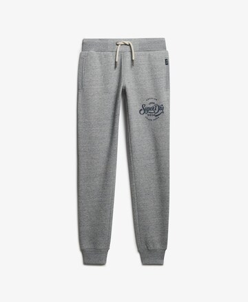 Effilé Pantalon Superdry en gris