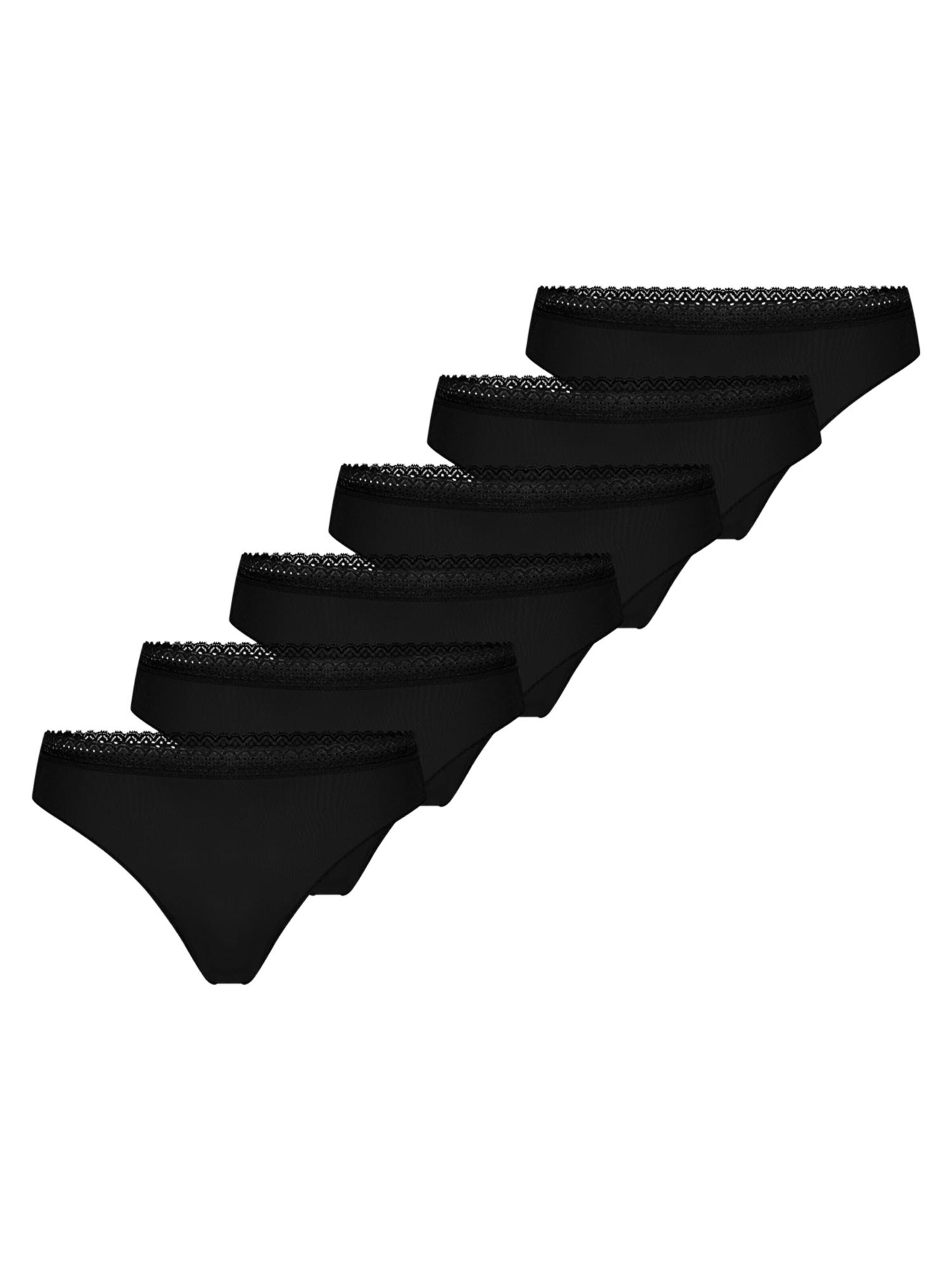 Nina von C. String 'Slipboutique' in Black: front