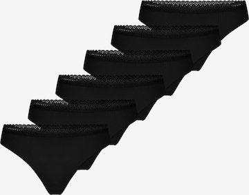 Nina von C. String 'Slipboutique' in Black: front