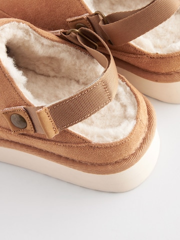 Pantoufle Next en marron