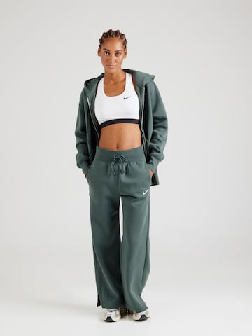 Nike Sportswear - Sudadera con cremallera 'PHNX FLC' en verde