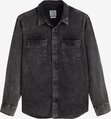 LEVI'S ® Comfort Fit Hemd in Schwarz: Vorderseite