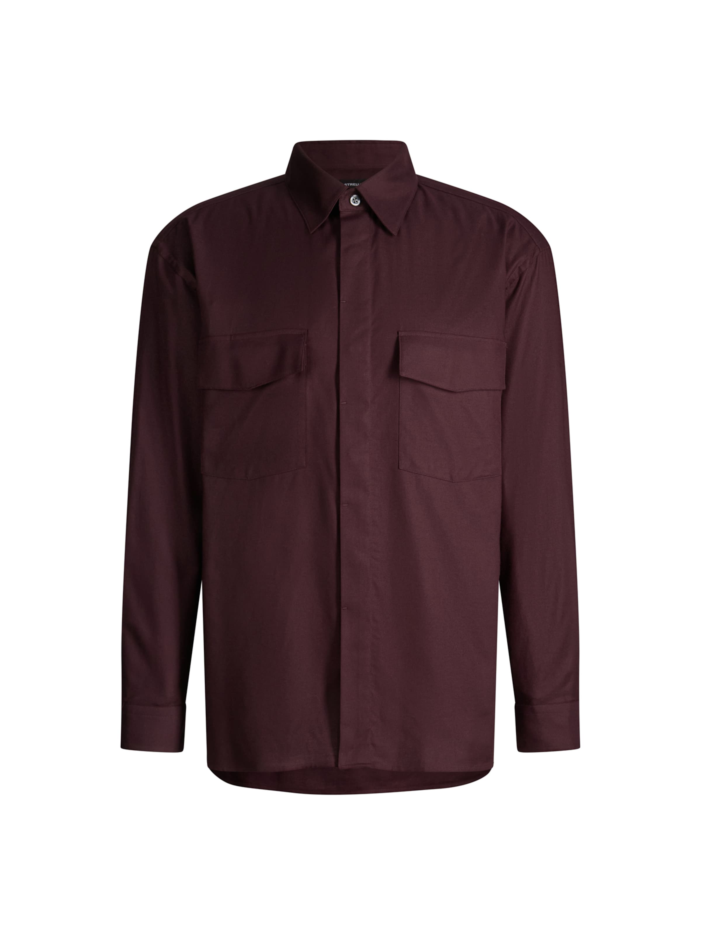 STRELLSON Regular fit Overhemd in Rood: voorkant