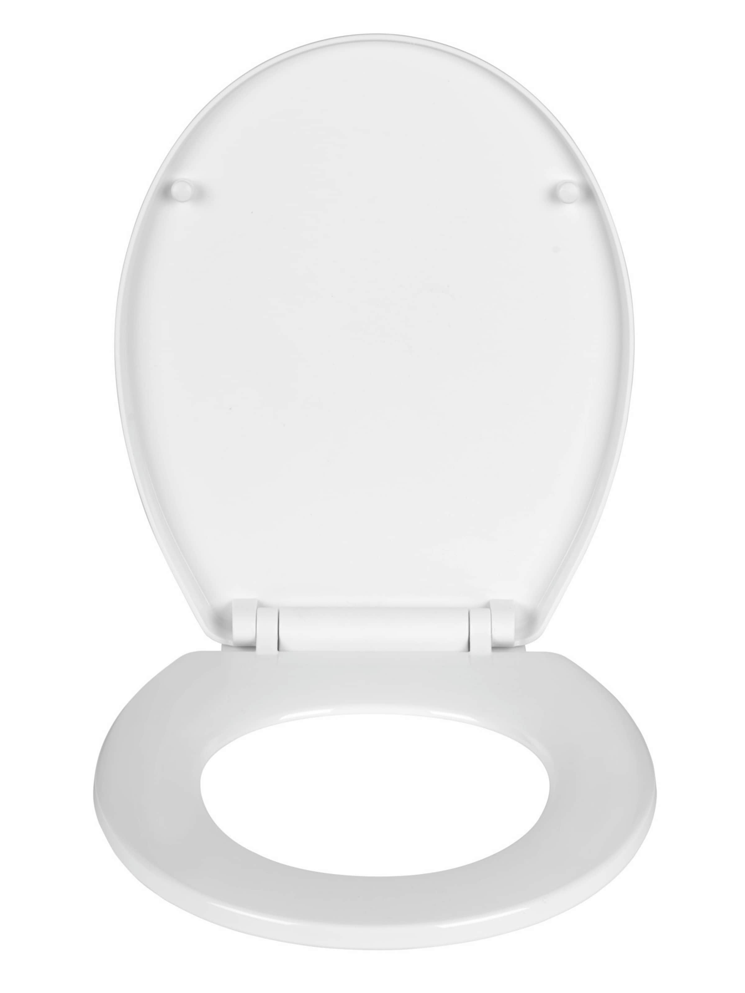 Wenko Toilet Accessories in White: front