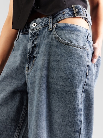 KARL LAGERFELD JEANS Wide leg Jeans in Blauw