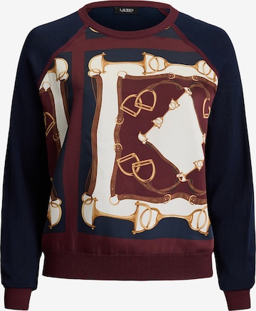 mėlyna Lauren Ralph Lauren Plus Megztinis 'STARIK': priekis