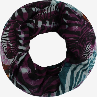 FELIPA Schal in opal / braun / lila / aubergine, Produktansicht