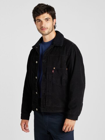 LEVI'S ® Jacke 'Type I' in Schwarz: Vorderseite