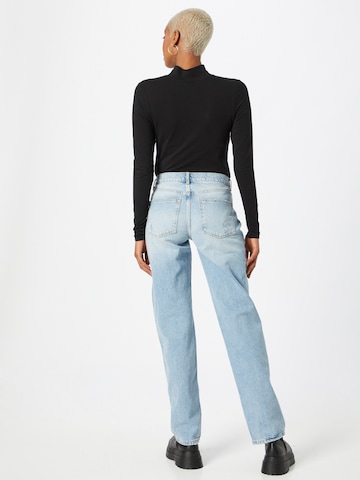 Gina Tricot Loosefit Jeans in Blauw