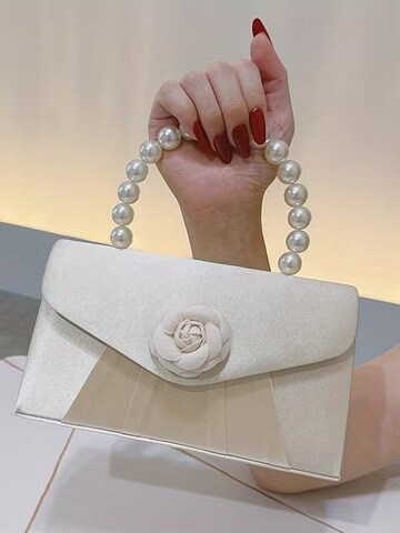 Tomshop24-7 Handbag 'Kamelie' in Beige