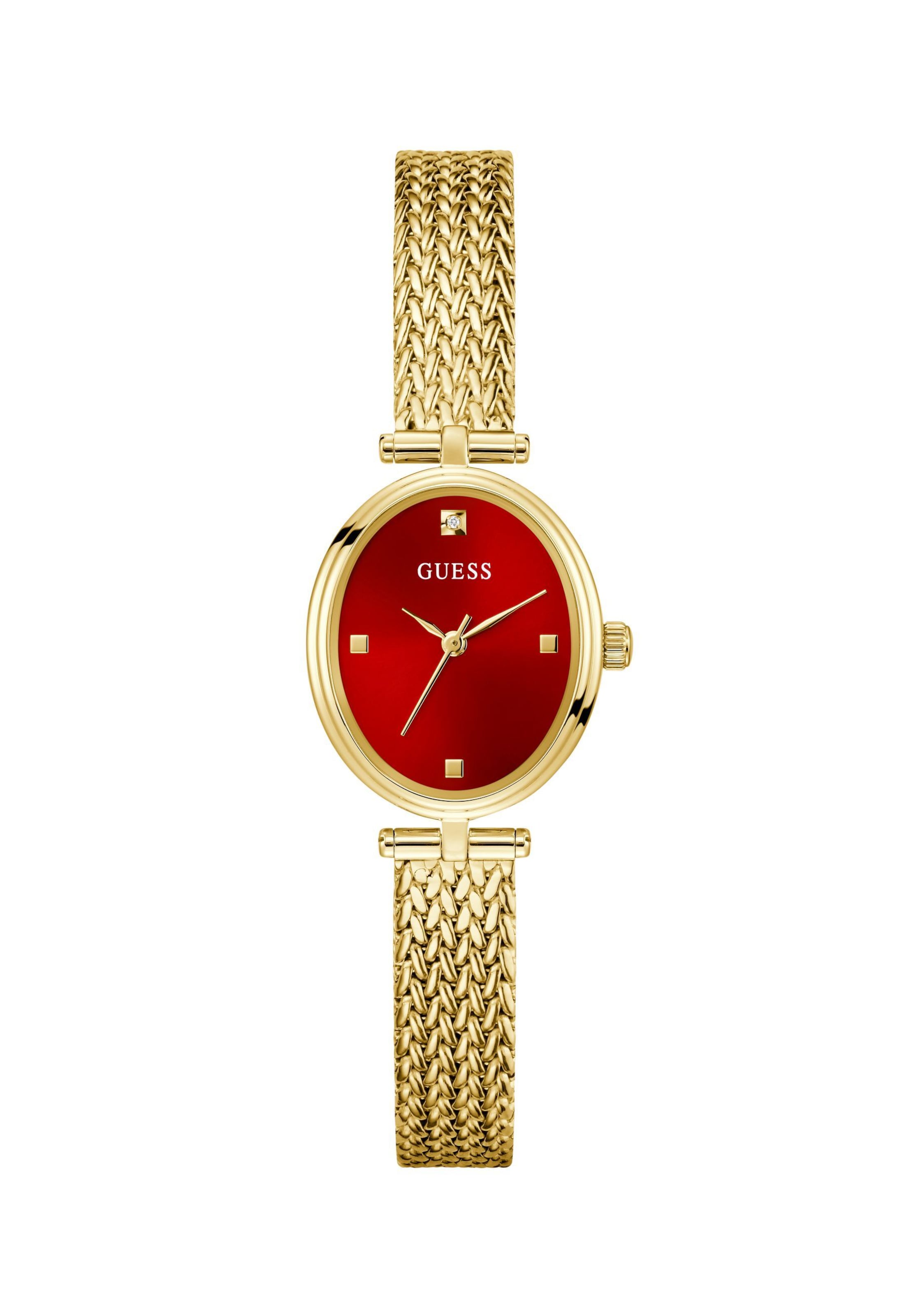 Montre à affichage analogique 'RUBY' GUESS en or : devant