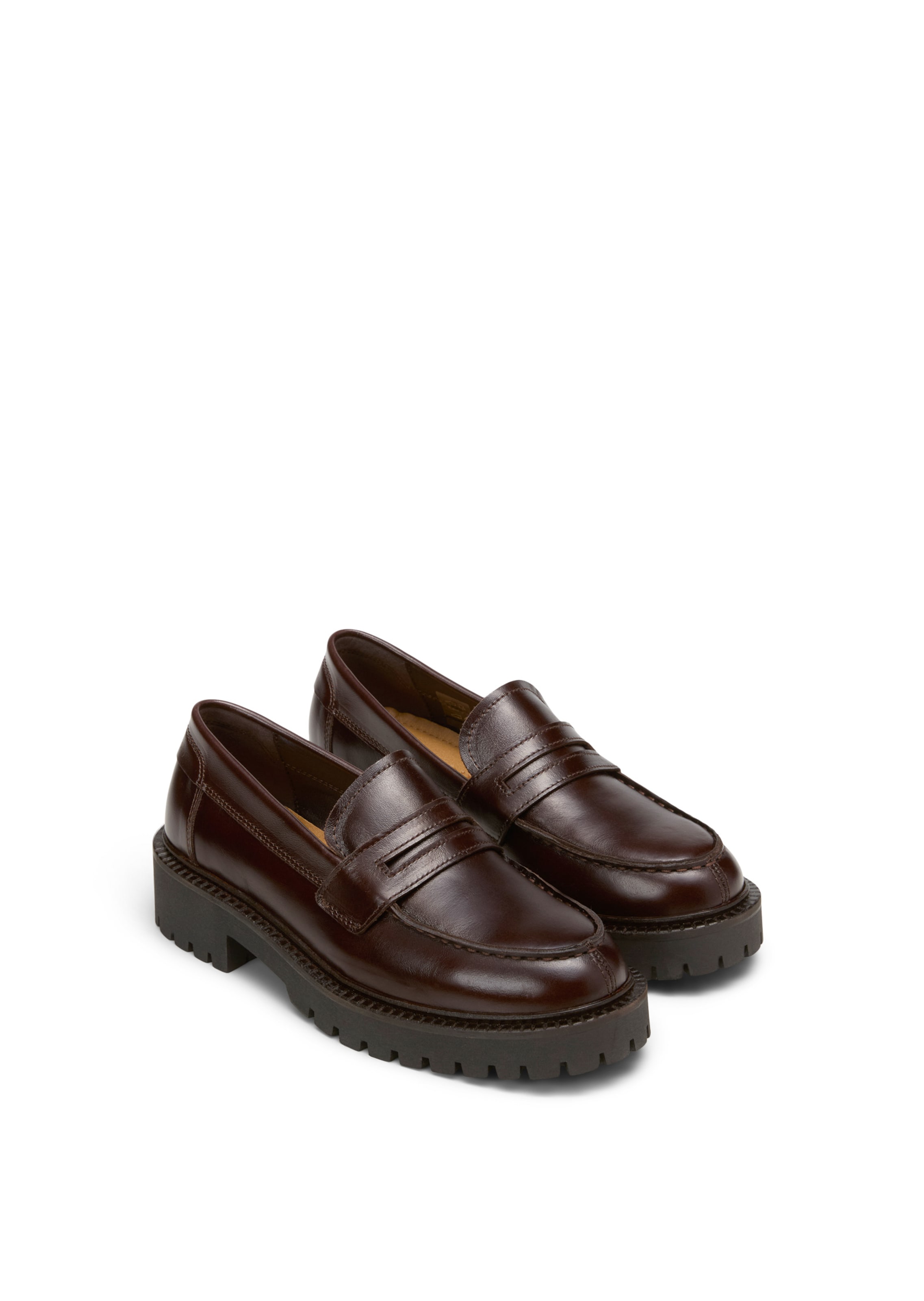 Marc O'Polo Classic Flats in Brown