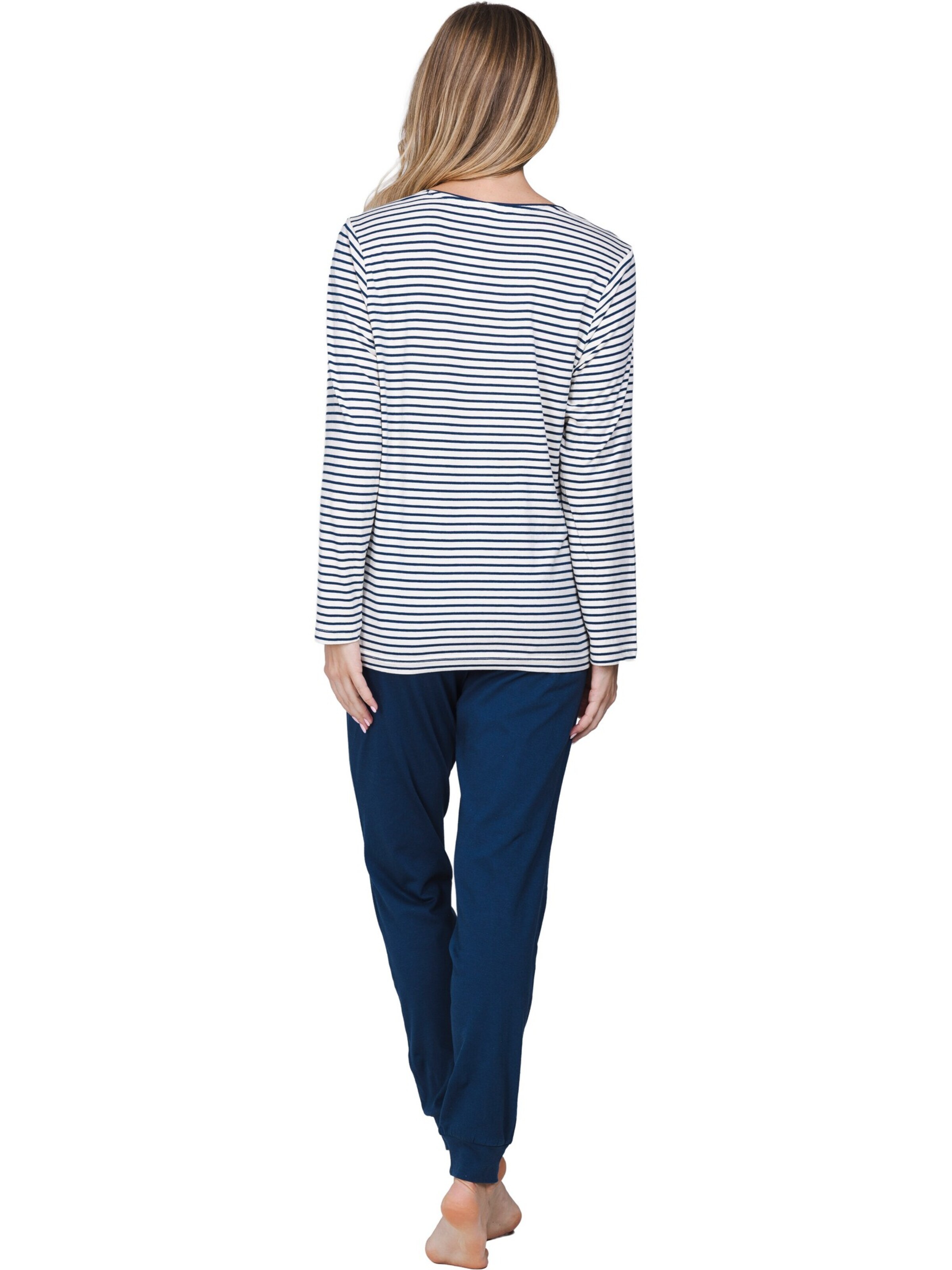 Pastunette Pajama 'Nordic Bloom' in Blue