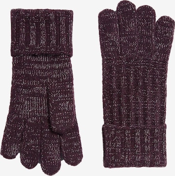 purpurinė Lipsy Pirštuotos pirštinės: priekis