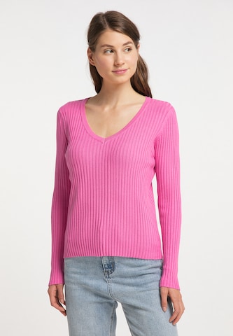 Mo ESSENTIALS Sweater in Pink: front