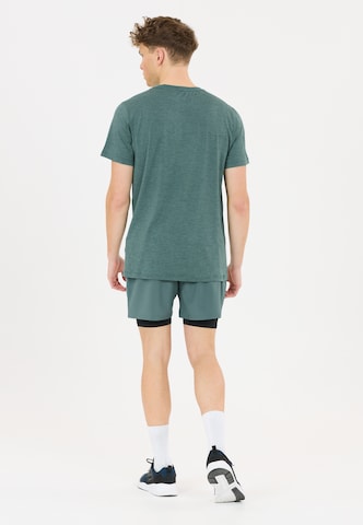 ENDURANCE Regular Workout Pants 'Kros' in Green