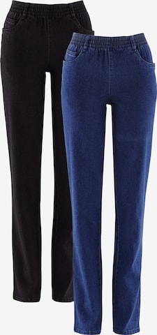 bonprix Tapered Farkut värissä sininen: etupuoli