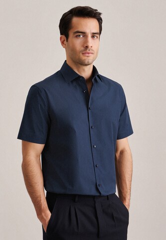 SEIDENSTICKER Slim fit Business Shirt 'Smart Essentials' in Blue: front