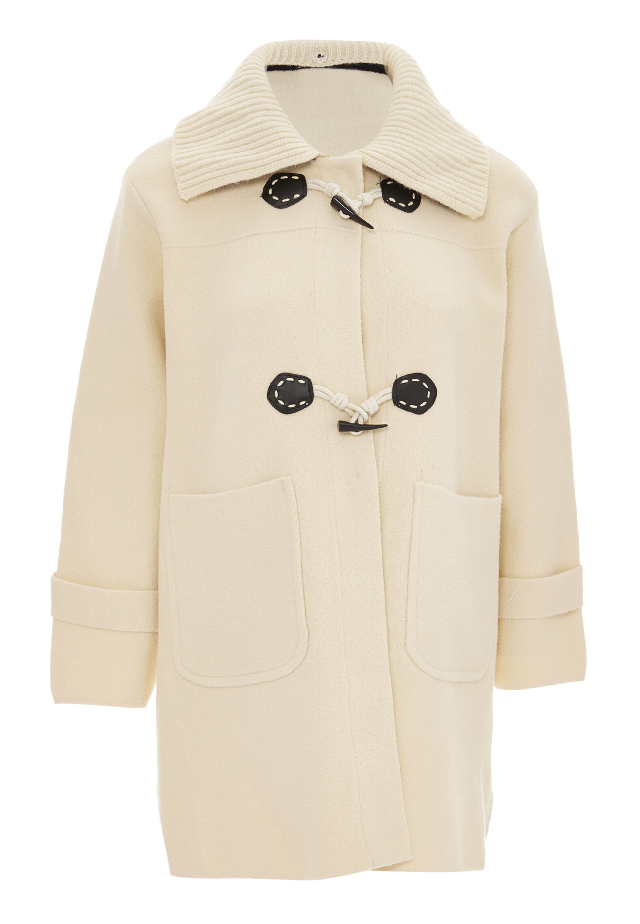 RISA Плетена жилетка в бежово: отпред