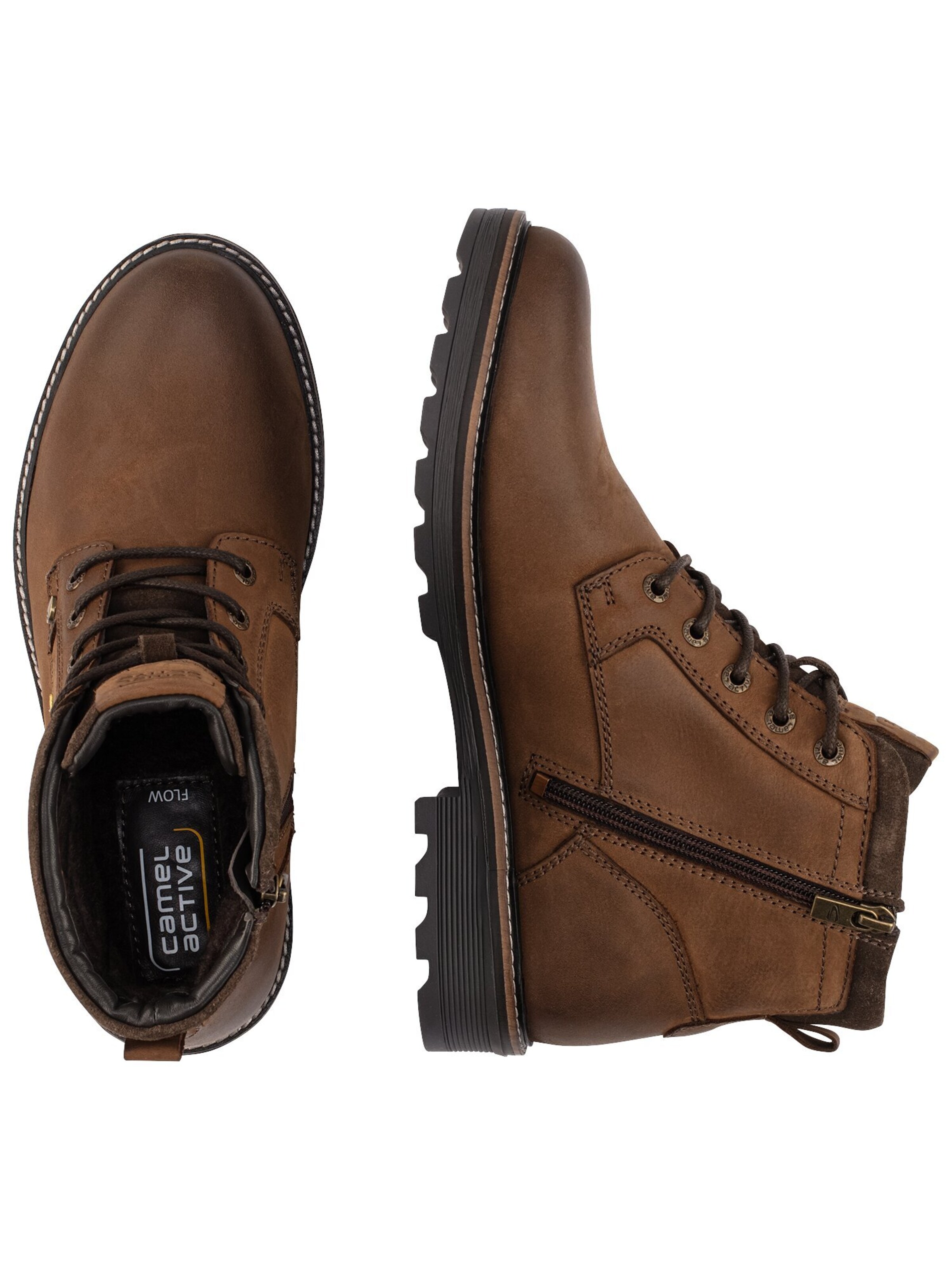 CAMEL ACTIVE Боти с връзки 'Flow' в кафяво