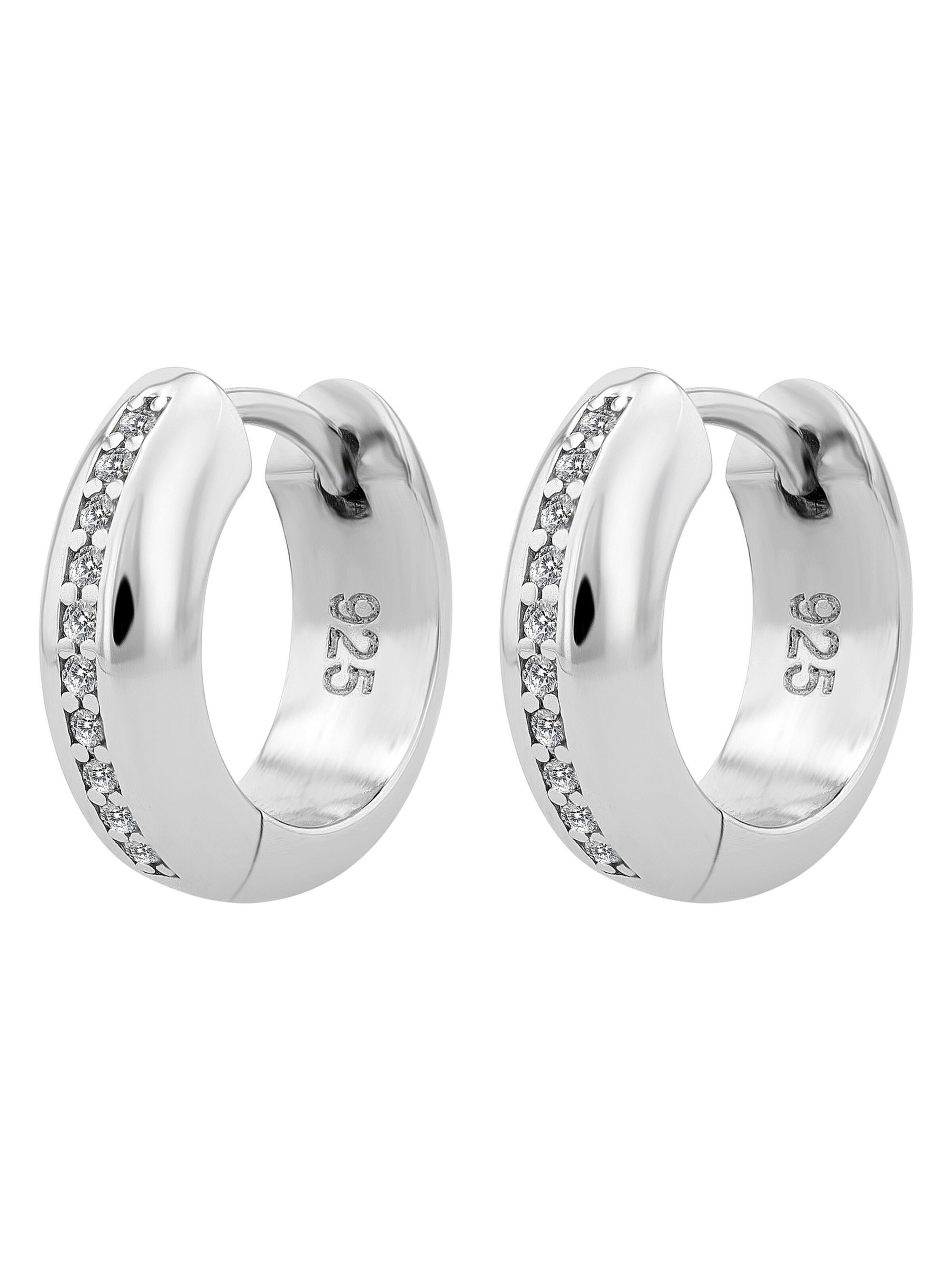 Akzent Earrings 'Amarylla, 925 Sterlingsilber, langlebig' in Silver
