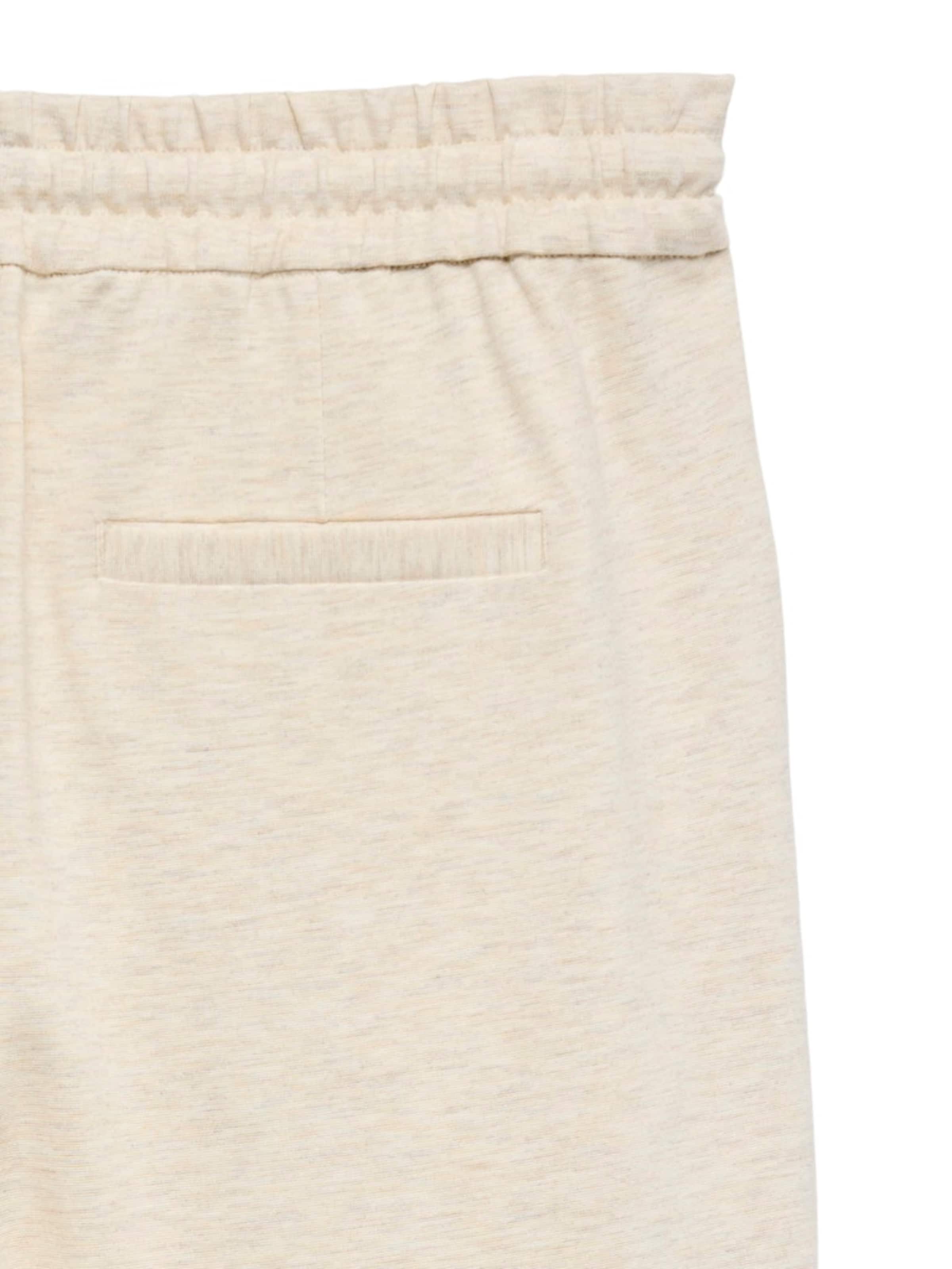 VERO MODA Tapered Pleat-front trousers 'Eva' in Beige