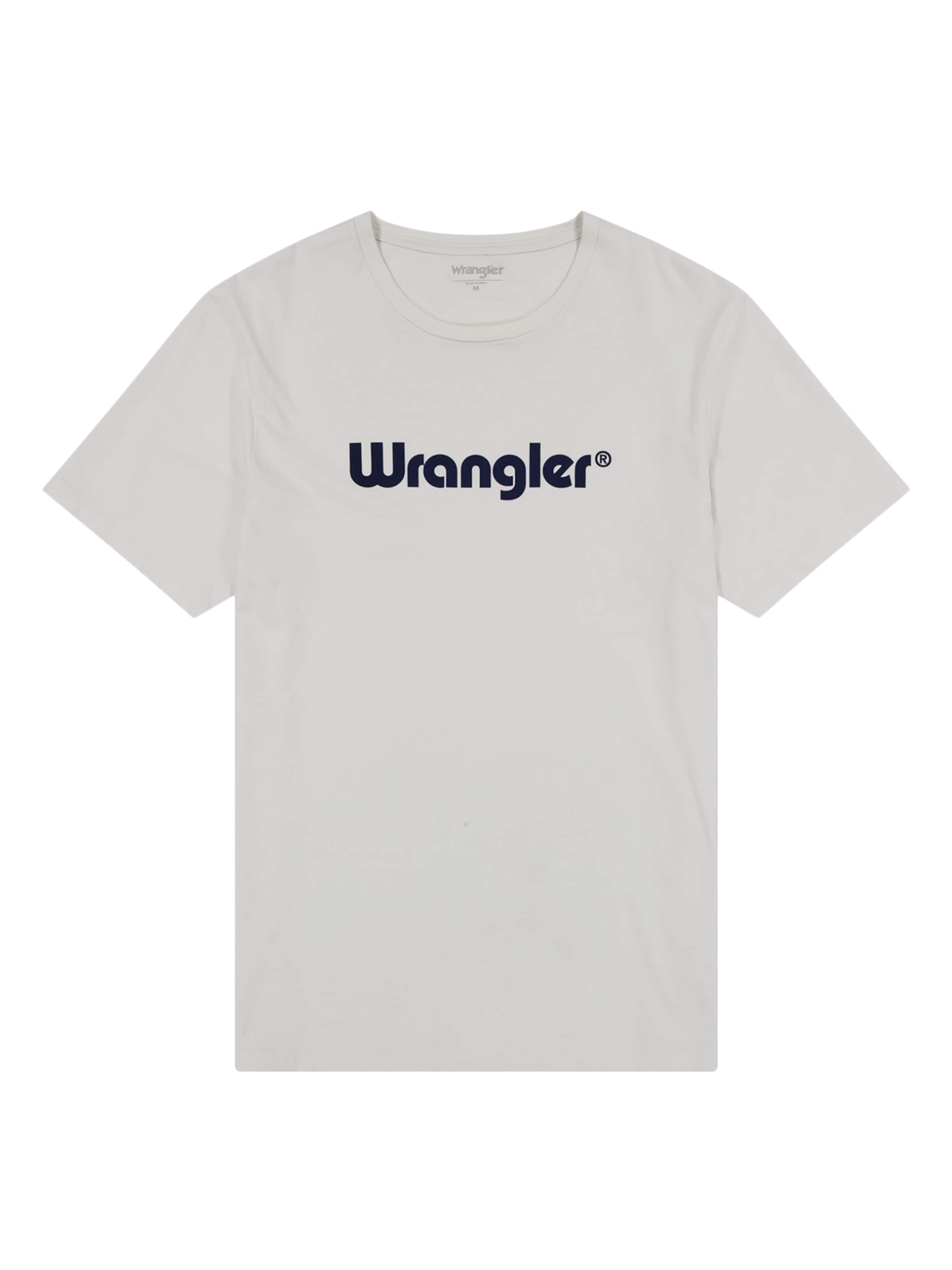 WRANGLER Shirt 'LOGO TEE' in White: front