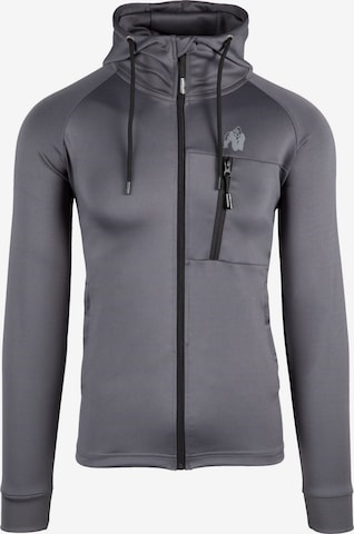 Gorilla Wear Sweatvest 'Scottsdale' in Grijs: voorkant