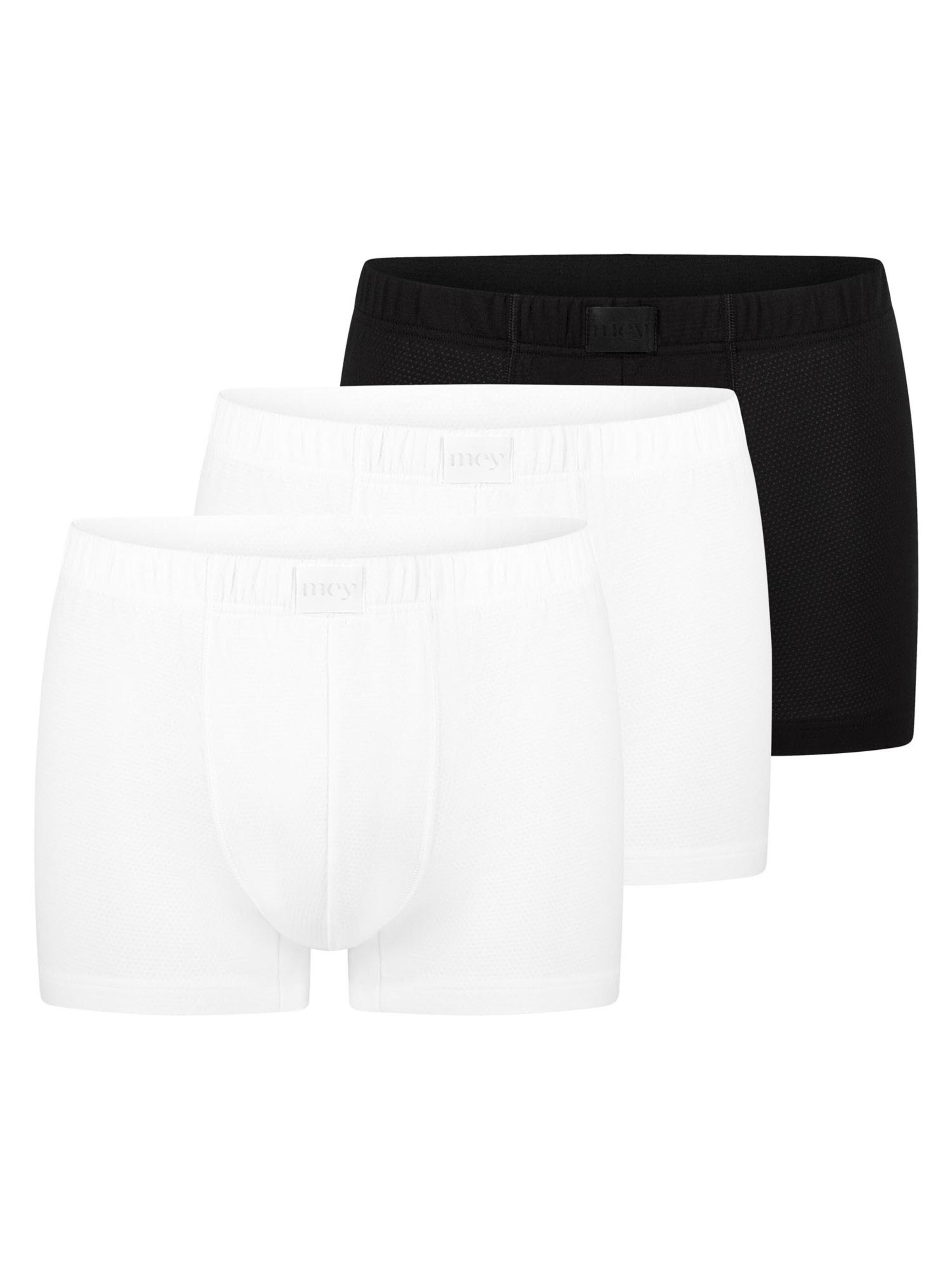 Mey Boxer shorts 'Dry Cotton Breeze' in Silver: front