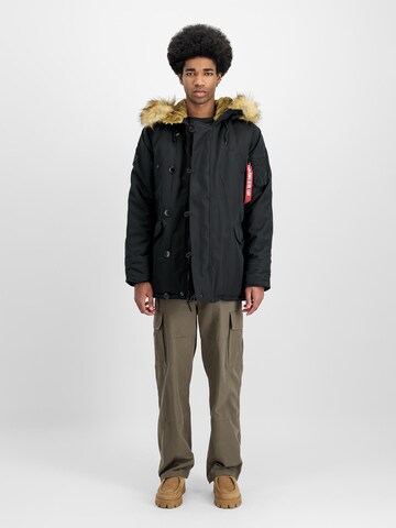ALPHA INDUSTRIES Winter Jacket 'Explorer' in Black