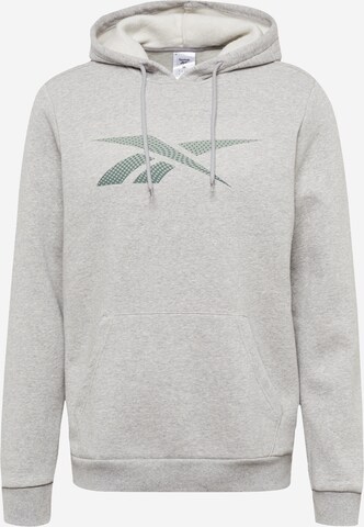 ReebokSportska sweater majica - siva boja: prednji dio