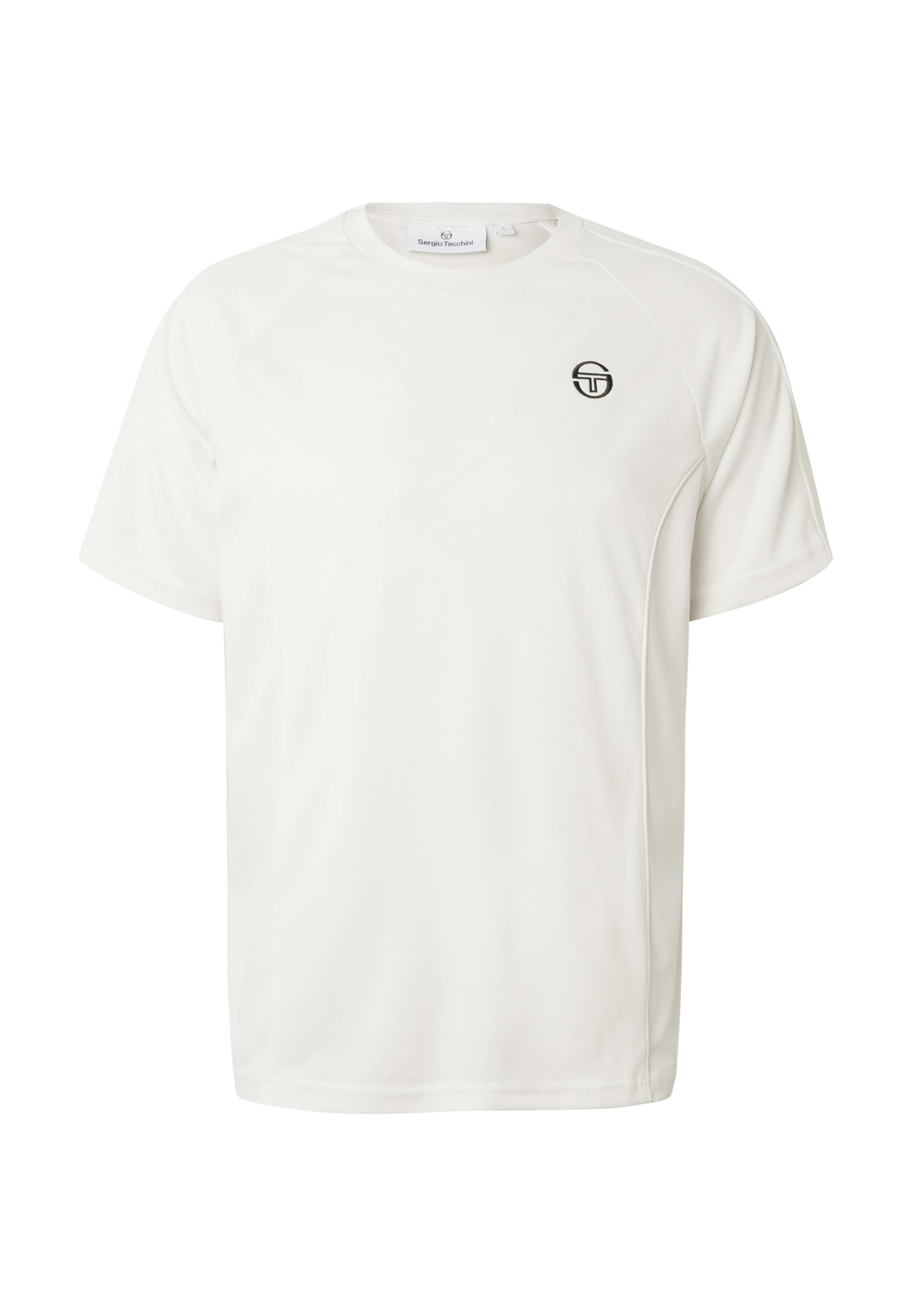 Sergio Tacchini - Camiseta 'Egeo' en blanco: frente