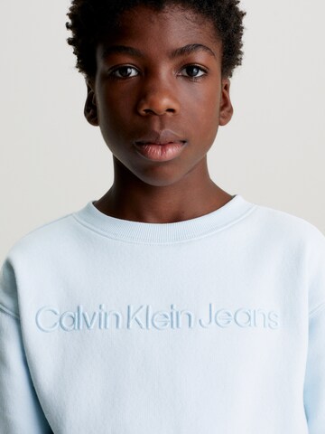 Calvin Klein Jeans Sweatshirt in Blau