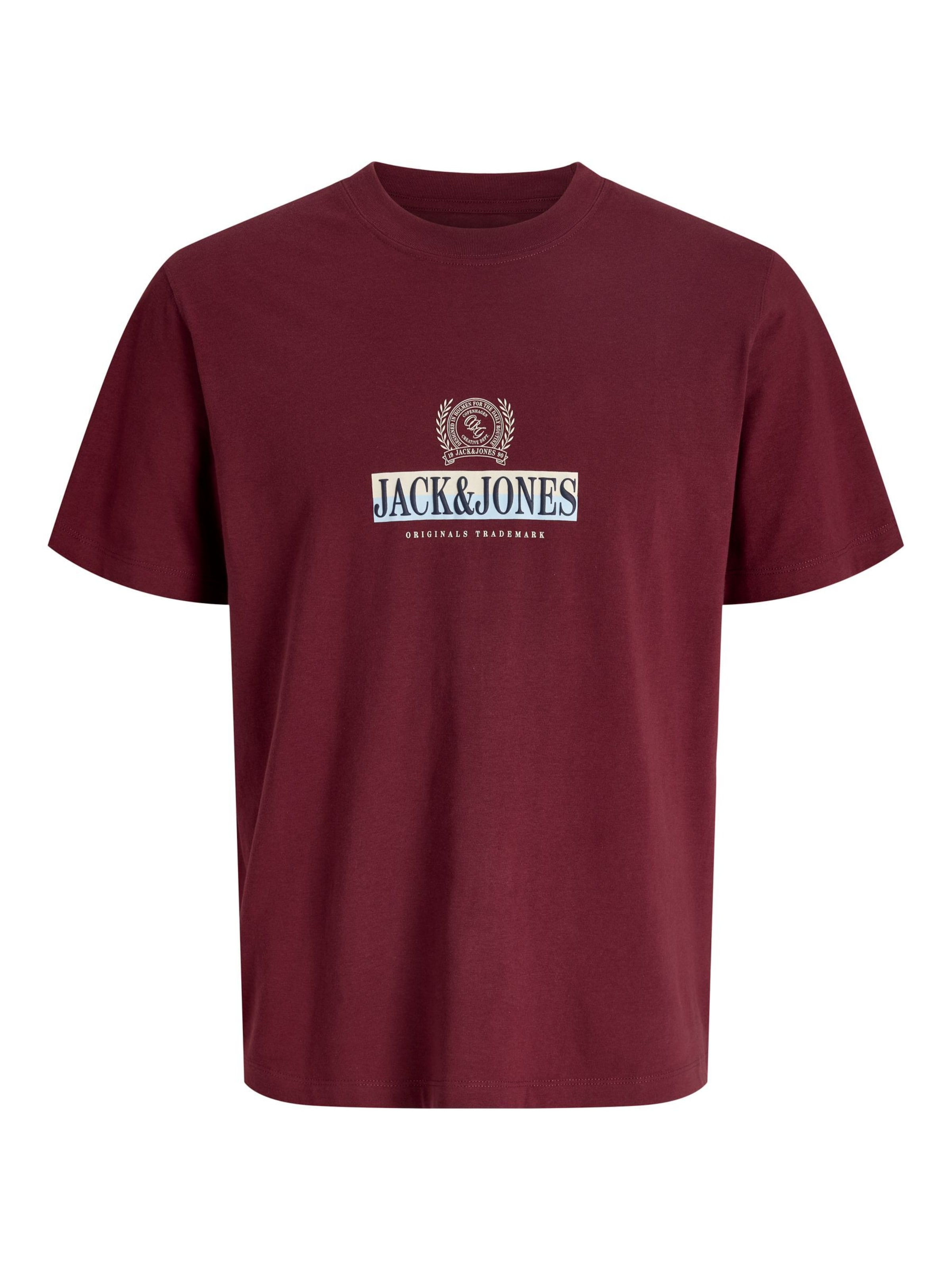 JACK & JONES Shirt in Red: front