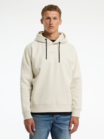 CHASIN' Sweatshirt 'Knox Hood' in Weiß: Vorderseite