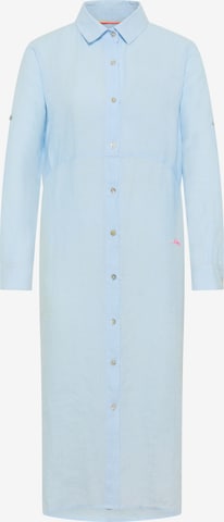 Frieda & Freddies NY Shirt Dress in Blue: front