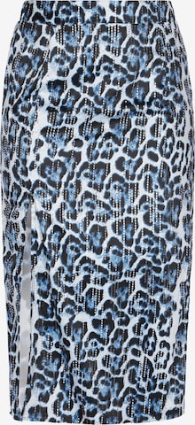 Jupe 'Festive' faina en bleu : devant