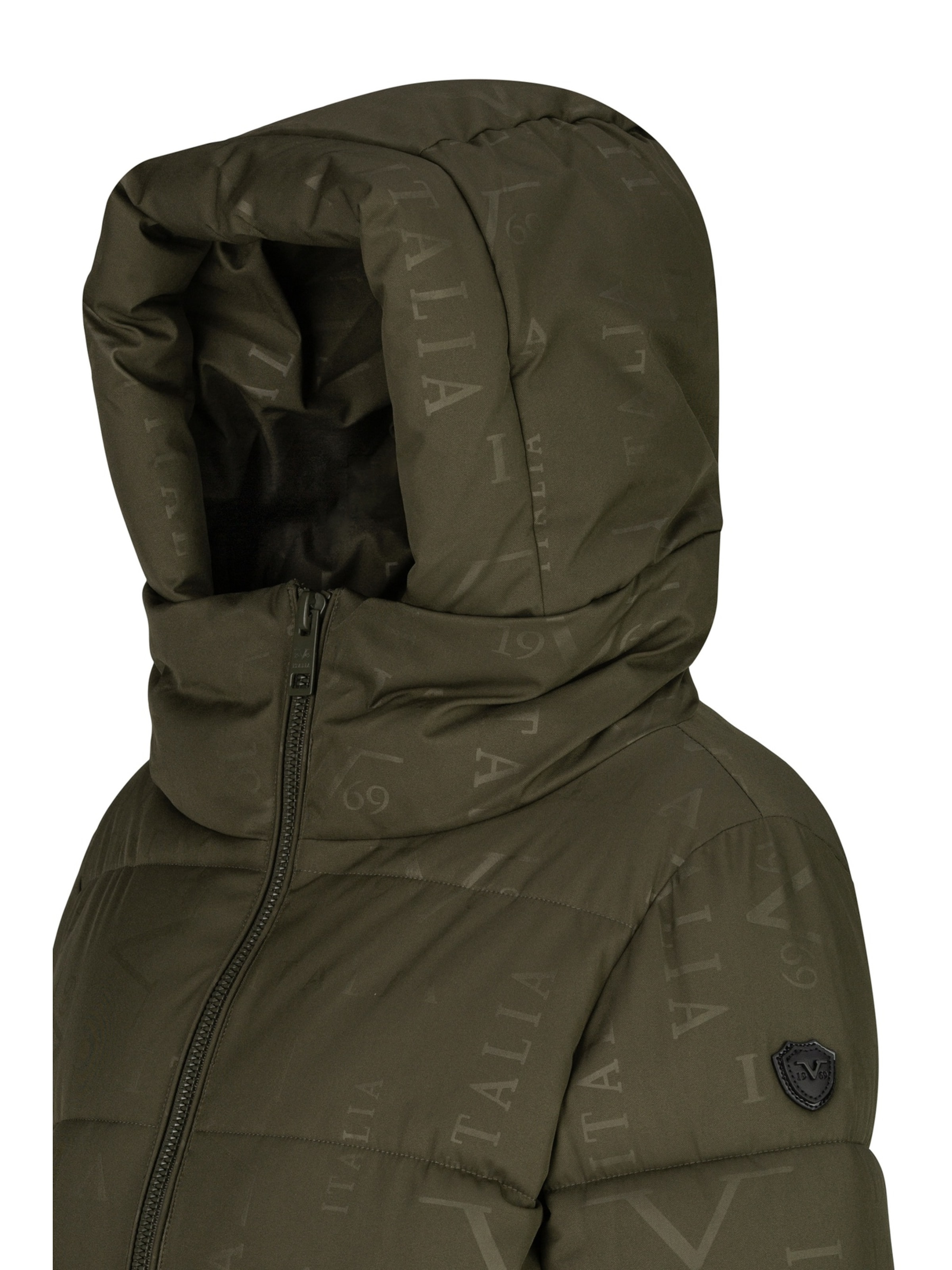 19V69 ITALIA Winterparka 'Silvana' in Groen: voorkant