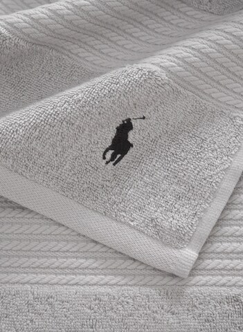 Ralph Lauren Home Shower Towel 'POLO PLAYER' in Grey