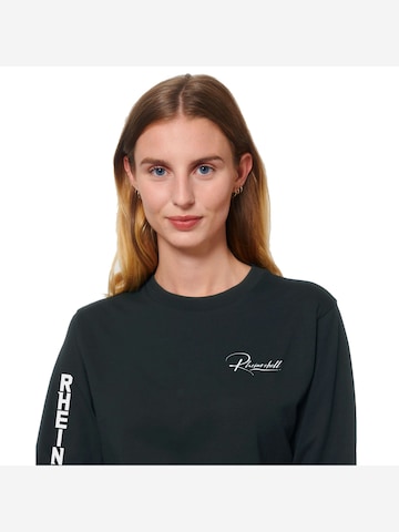 Rheinrebell Shirt 'Longsleeve Black'‌‌‌‌‌‌‌‌‌‌ in Schwarz