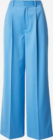 ABOUT YOU x Laura Giurcanu Wide leg Pleated Pants 'Vanessa' in Blue: front