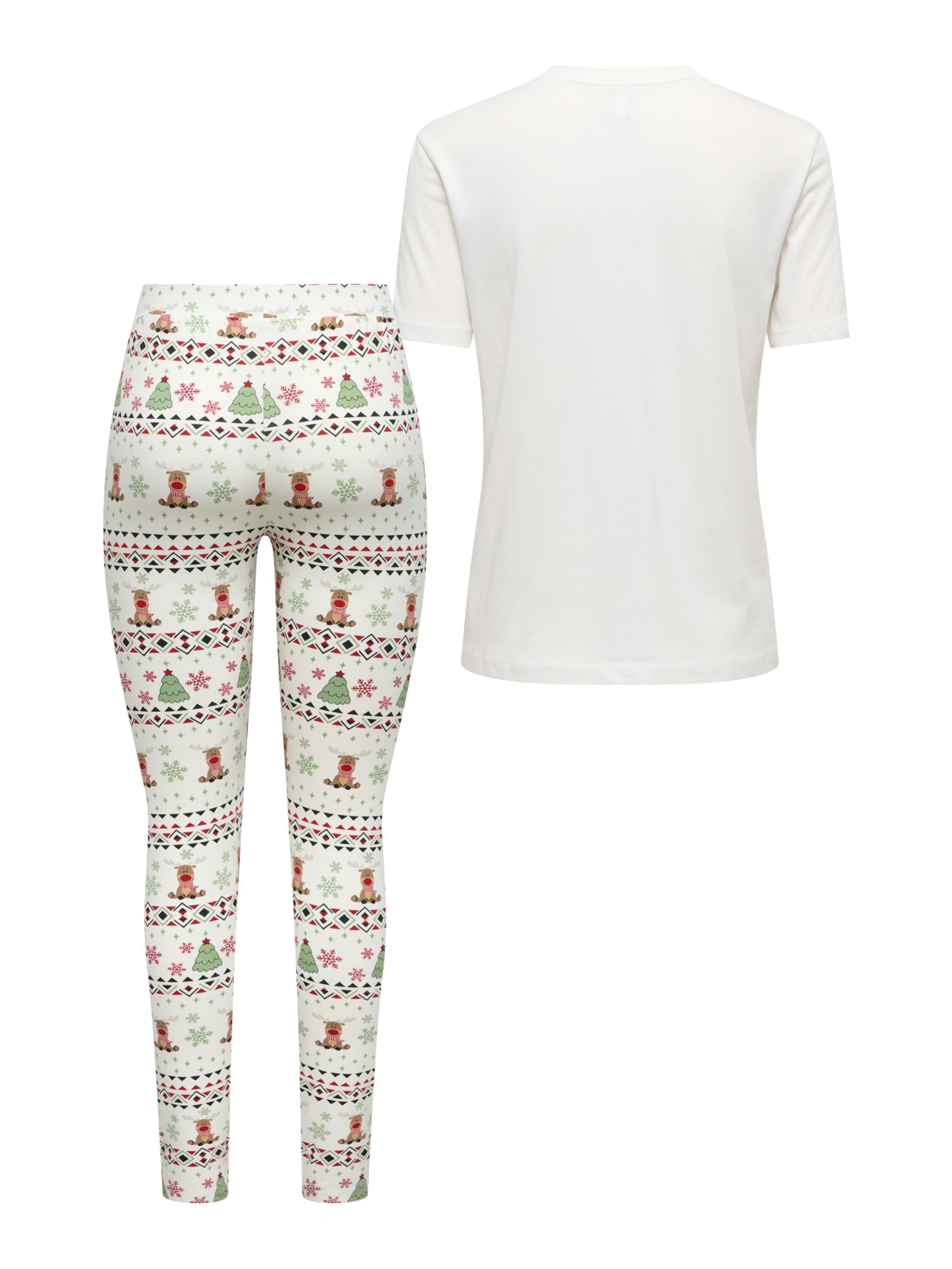 ONLY Пижама 'ONLXmas Elfi' в Белый