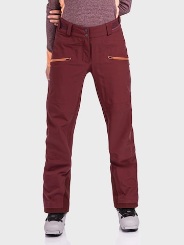 Schöffel Regular Outdoor trousers 'Pizac' in Red: front